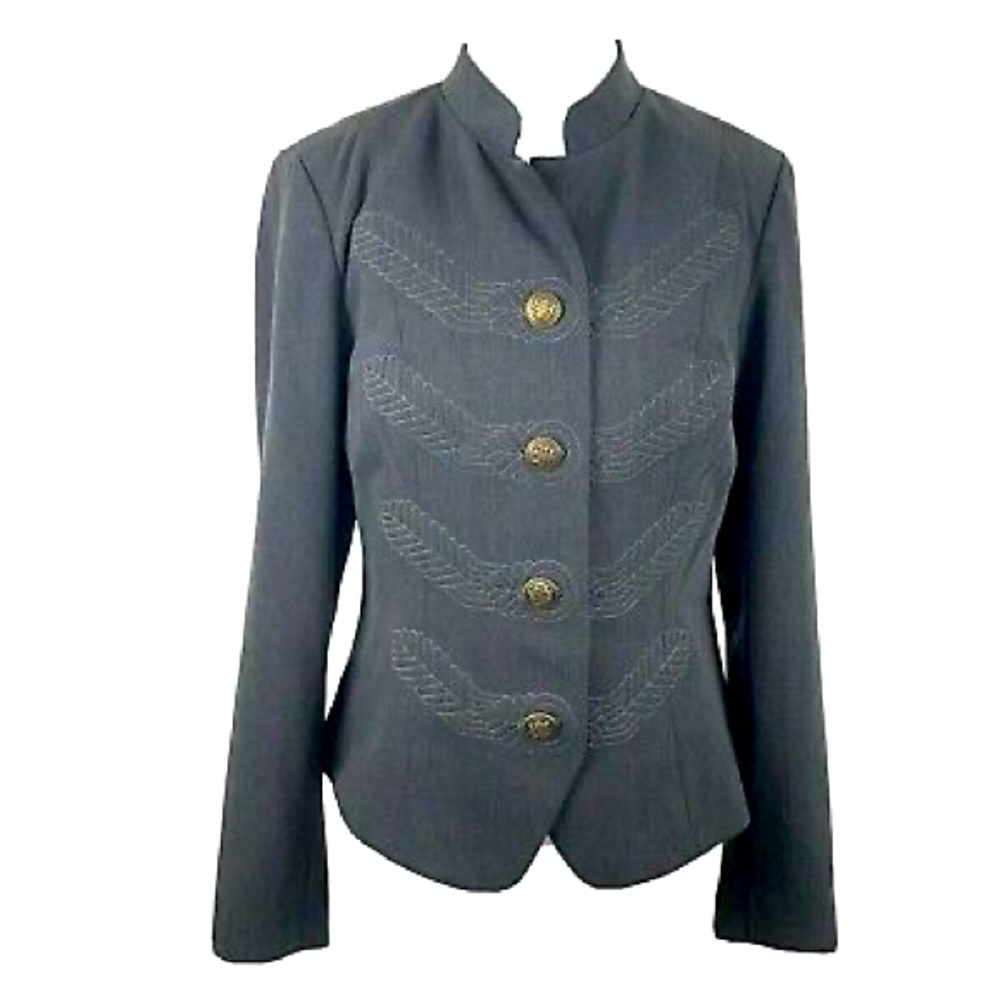 CAbi #221 Military Embroidered Corps Jacket blazer
